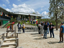 Einweihung der Katholischen Kindertagesstätte St. Vinzenz 2023 (Foto: Karl-Franz Thiede)